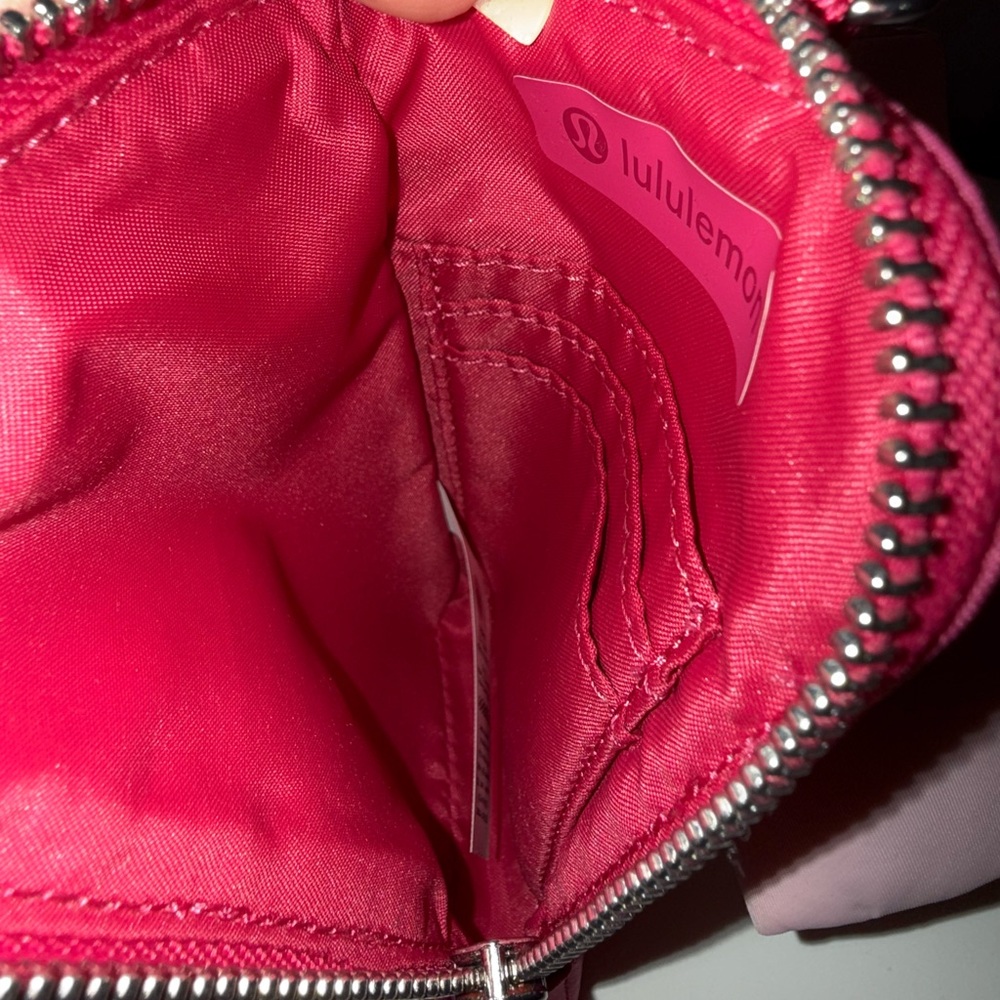 Lululemon Dual Pouch Wristlet Wallet Pink and Light - Picture 4 of 10